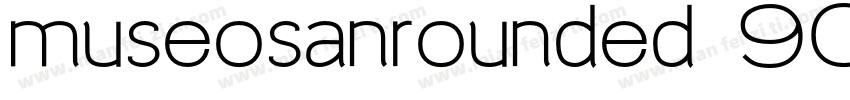 museosanrounded 900字体转换